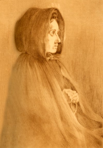 Bedjande kvinna, 1908. av Unbekannt