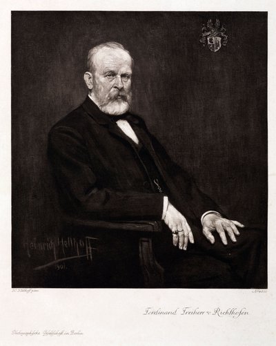 Ferdinand von Richthofen, tysk geograf och geolog, ca 1900 av Unbekannt