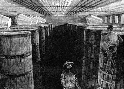 Jäskällare i ett amerikanskt bryggeri, 1885 av Unbekannt