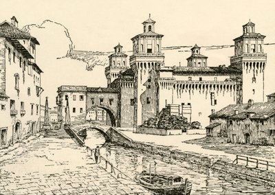 Ferrara: Ducal Palace, 1928. av Unbekannt