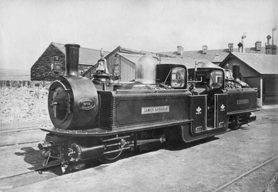 Ffestiniog Järnvägsånglokomotiv nr 8 James Spooner, 1872 av Unbekannt