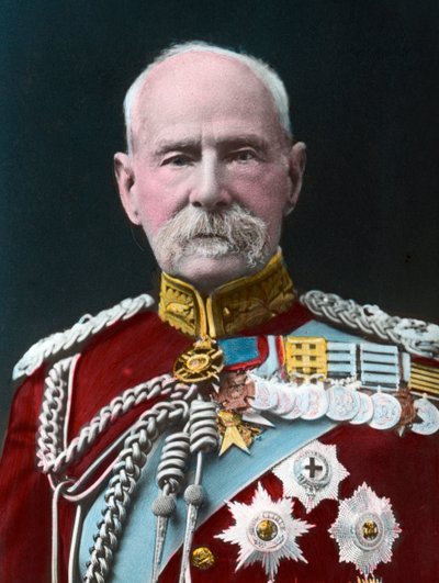 Fältmarskalk Lord Roberts av Kandahar, brittisk soldat, sent 1800- eller tidigt 1900-tal av Unbekannt