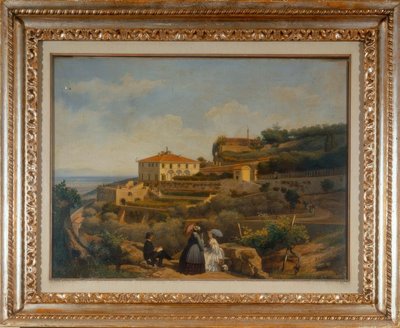 Fiesole, Villa Medici / Gem. 1869 av Unbekannt