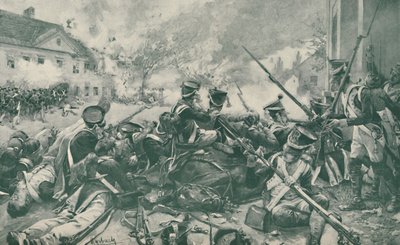 Strid på Esslings gator, 1809, 1896. av Unbekannt