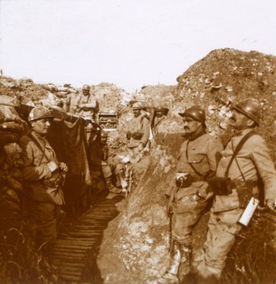 Stridsenhet, Ville-sur-Tourbe, norra Frankrike, c1914-c1918 av Unbekannt