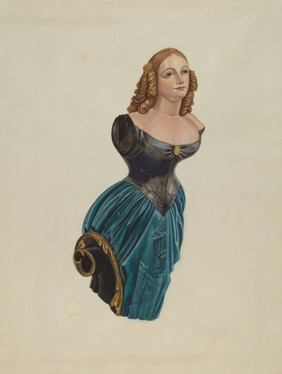 Galjonsfigur: Jenny Lind, 19351942. av Unbekannt