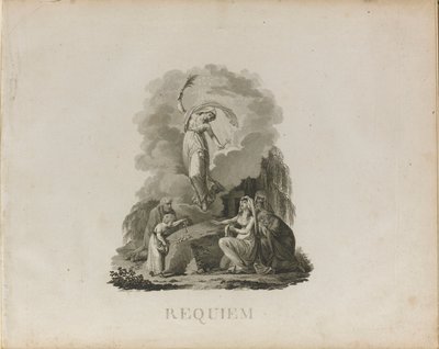 Första upplagan av Requiem i d-moll, K. 626 av Wolfgang Amadeus Mozart, ca. 1800. av Unbekannt