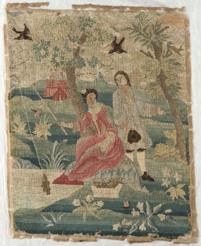 Fishing Lady, 1700-tal. av Unbekannt