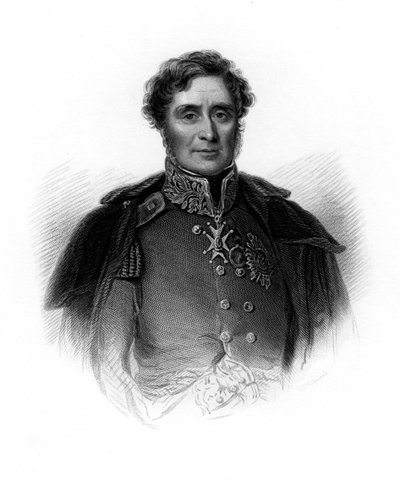 Fitzroy James Henry Somerset, 1:e baron Raglan, engelsk soldat, c1860 av Unbekannt