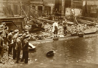 Översvämning i London, 1928, 1935. av Unbekannt