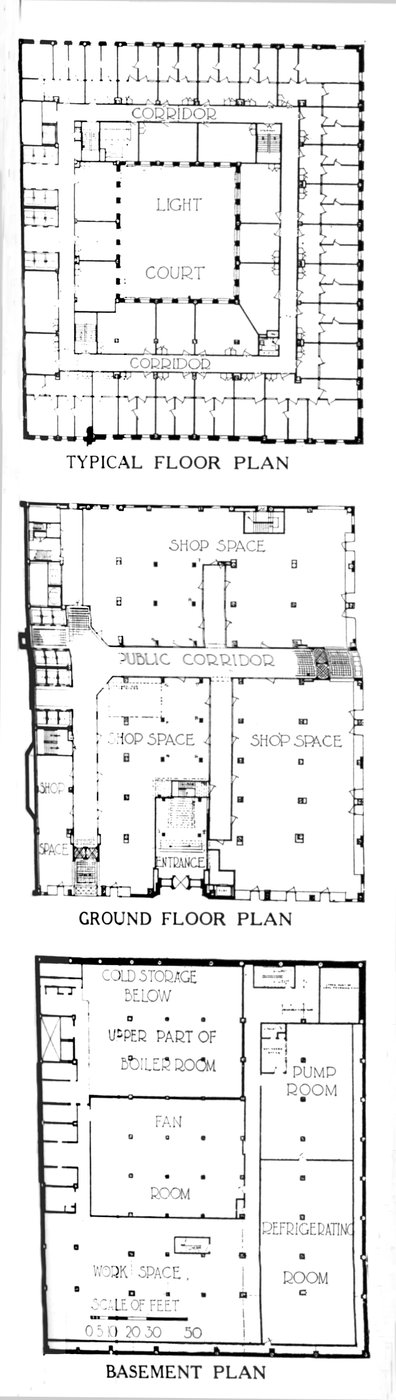 Planritningar, SW Straus & Co Building, Chicago, Illinois, 1924 av Unbekannt