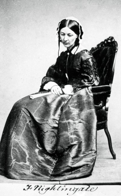 Florence Nightingale 1820-1910, 1854 av Unbekannt