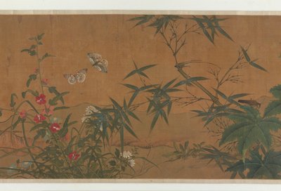 Blommor, fåglar och insekter, 1400-talet. av Unbekannt