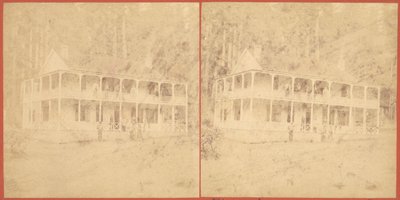 Flume House, Santa Cruz Mountains, 1860-talet. av Unbekannt