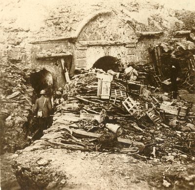 Fort av Souville, Verdun, norra Frankrike, c1914-c1918 av Unbekannt