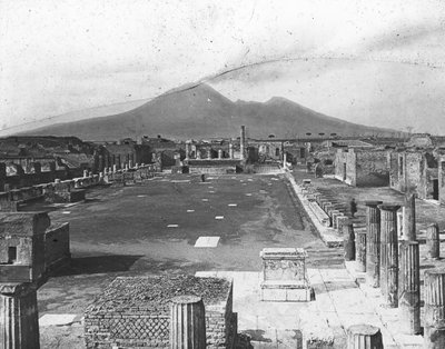 Forum, Pompeji, Italien, sent 1800-tal eller tidigt 1900-tal av Unbekannt