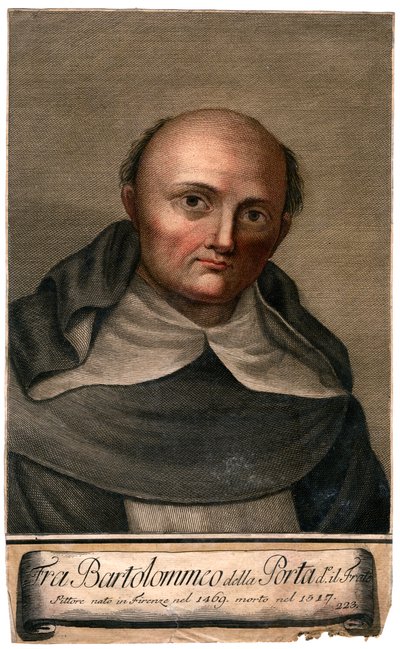 Fra Bartolomeo della Porta, florentinsk renässanskonstnär av Unbekannt