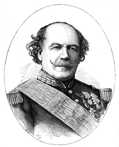 Francois Certain Canrobert 1809-1895, general och marskalk av Frankrike av Unbekannt