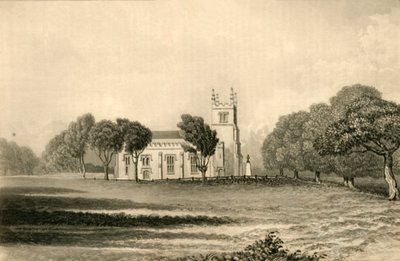 Frans kyrka, 1835. av Unbekannt