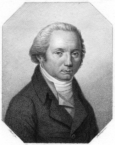 Franz Joseph Gall, tysk läkare och grundare av frenologi, c1790 av Unbekannt