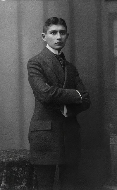 Franz Kafka. Omkring 1906 av Unbekannt