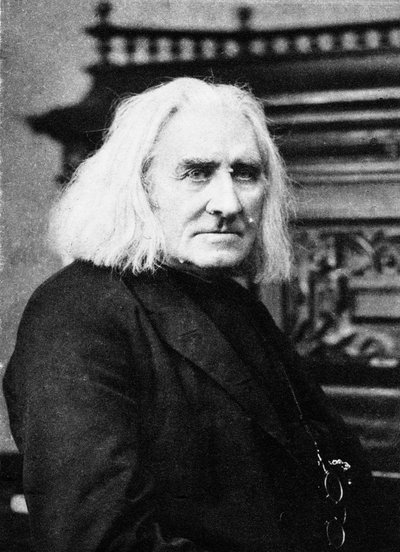 Franz Liszt, ungersk pianist och kompositör, sent 1800-tal av Unbekannt