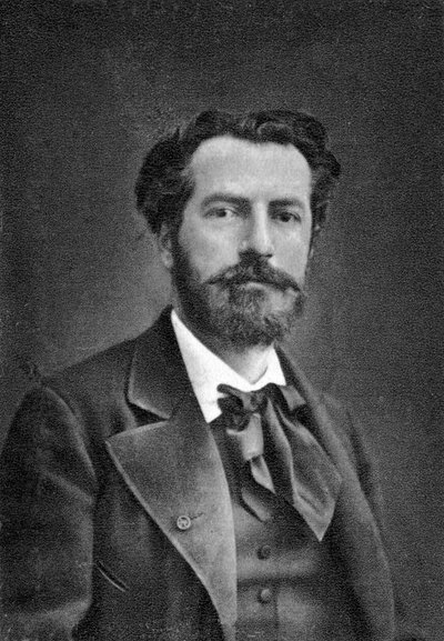 Frederic Bartholdi, fransk skulptör, 1880 av Unbekannt