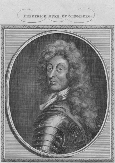 Fredrik hertig av Schomberg, 1785. av Unbekannt