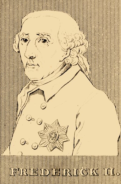 Fredrik II, 1712-1786, 1830. av Unbekannt