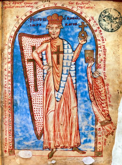 Fredrik I, Barbarossa, 1100-talets heliga romerska kejsare, 1200-talet av Unbekannt