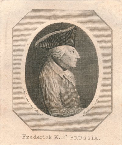 Fredrik K. av Preussen, c1800. av Unbekannt