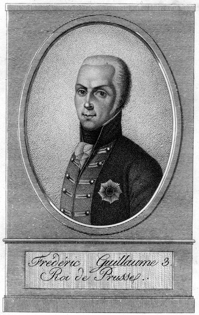 Fredrik Vilhelm III, kung av Preussen, 1800-talet av Unbekannt