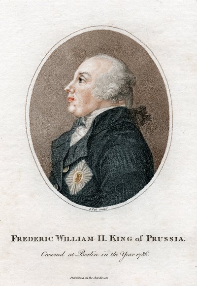 Fredrik Vilhelm II, kung av Preussen, 1786-1797 c1810 av Unbekannt