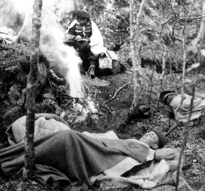 Franska Maquis-lägret, Frankrike, 1940-1944 av Unbekannt