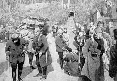 Franska kolonialsoldater i Picardie, Frankrike, första världskriget, 1915 av Unbekannt
