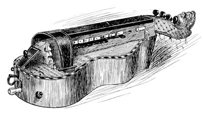 Fransk gurdy eller vielle, c1750, 1901 av Unbekannt