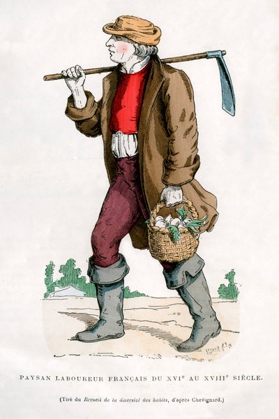 Fransk bondegårdsarbetare, 1500-talet 1882-1884 av Unbekannt