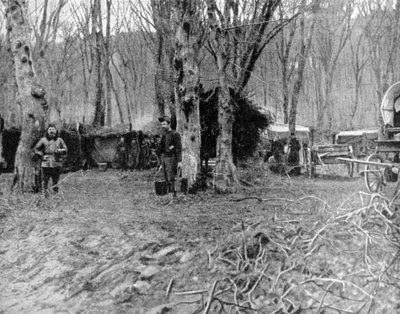 Fransk rastplats och soppkök bakom linjerna, första världskriget, 1915 av Unbekannt