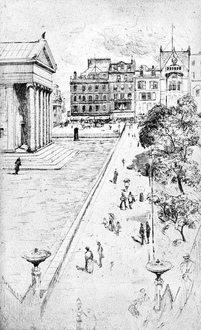 Från The Steps of the Mound, Edinburgh, 1900 av Unbekannt