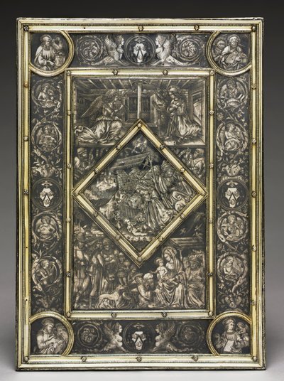 Främre omslag till en evangeliebok av den franske kardinal Jean La Balou 1421-1491, ca. 1467-1468. av Unbekannt