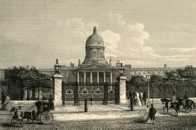 Framifrån av Betlehems sjukhus, c1876. av Unbekannt