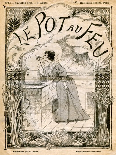 Framsidan av Le Pot au Feu, 15 juli 1896 av Unbekannt