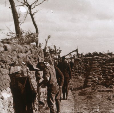 Frontlinjen, Diksmuide, Belgien, c1914-c1918 av Unbekannt