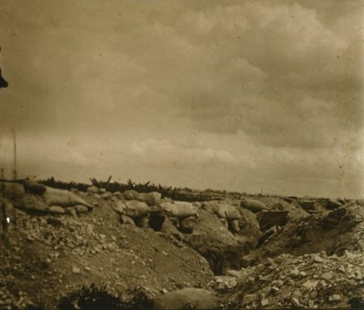 Frontlinjen, Jonchery, norra Frankrike, c1914-c1918 av Unbekannt