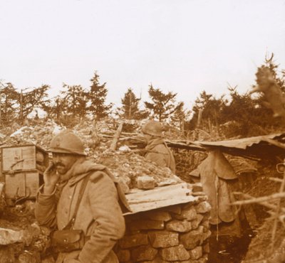 Frontlinjen, Verdun, norra Frankrike, 1916 av Unbekannt