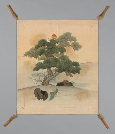 Fukusa Gift Kover, Japan, Air rly Meiji Period 1868-1912, 186883. av Unbekannt