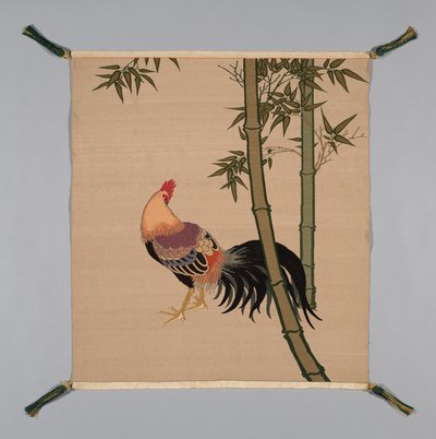 Fukusa presentomslag, Japan, sen Edo-period 1789-1868 Meiji-period 1868-1912, 1800-talet. av Unbekannt