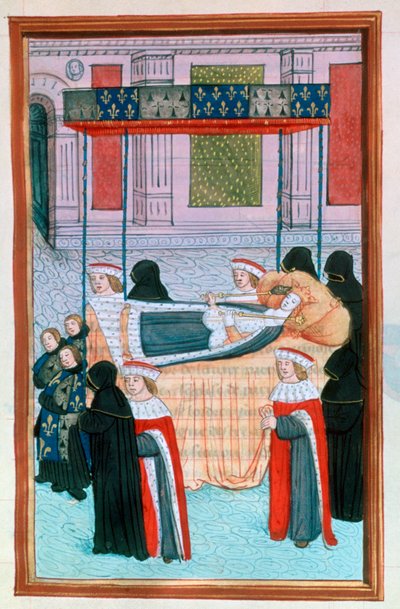 Anne av Bretagnes begravning, Paris, 1514, 1500-talet av Unbekannt