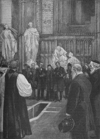 William Ewart Gladstones begravning i Westminster Abbey, London, 1898 1906 av Unbekannt