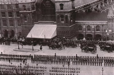 Kung Edward VII:s begravningståg, London, 20 maj 1910. av Unbekannt